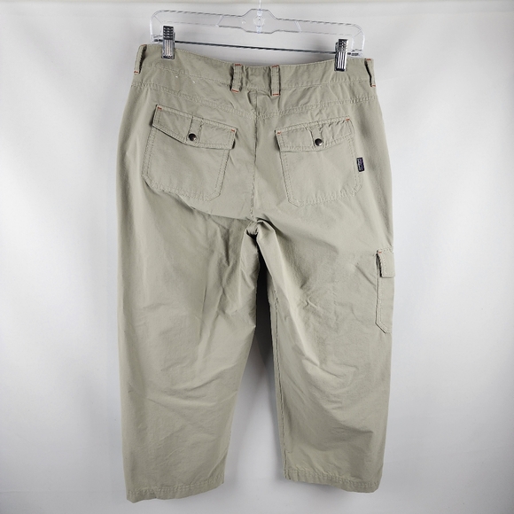 Patagonia Pants Womens 14 Beige Capri Stretch All Wear Nylon Blend (34x22) - Picture 8 of 10